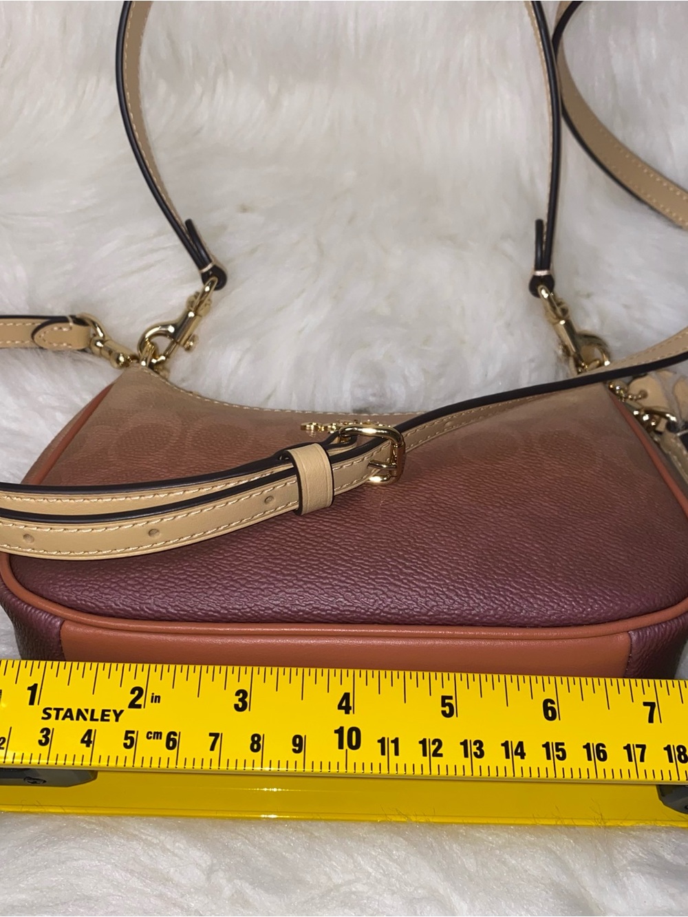 Coach purse Teri Mini Crossbody Bag In Ombre Signature Canvas New - Picture 15 of 15